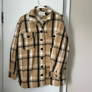 Oversized Lucky Brand Flannel-Shacket